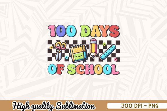 100 Days of School Retro PNG: A Designer’s Practical Take