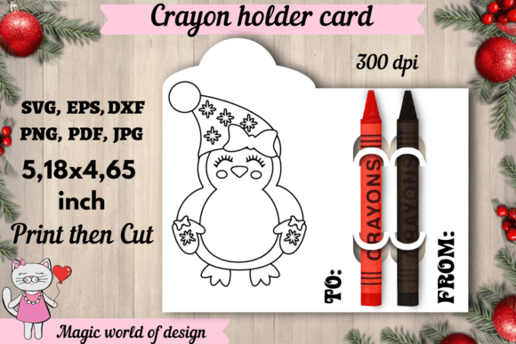 Christmas Penguin Coloring Card SVG Review for Real Projects