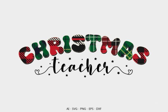 Christmas Teacher Graphics: A Festive Craft Asset for Local Business Branding