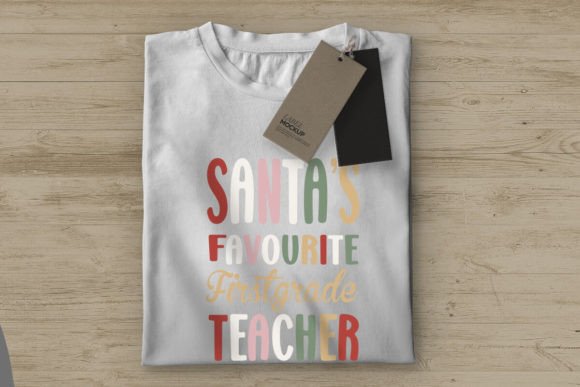 Christmas Teacher PNG, Santa 1st Grade Review for Real Projects