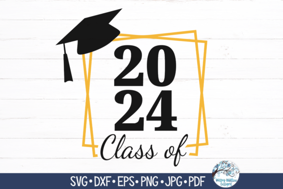 Class of 2024 Graphics for Crafts and Local Business Branding