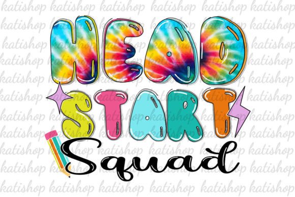 Head Start Squad Teacher Png Sublimation: A Versatile Graphic for Crafts and Branding
