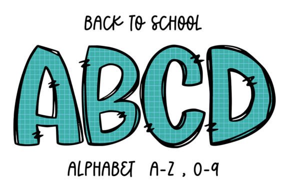 School Chess Paper Alphabet Doodle: A Versatile Graphic for Crafts and Creations