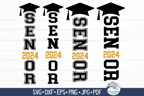 Senior 2024 SVG Bundle: A Versatile Graphic Design Asset for Crafts and Local Businesses