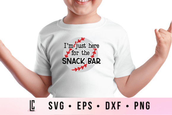 Snack Bar SVG Baseball Softball – A Versatile Graphic for Crafts