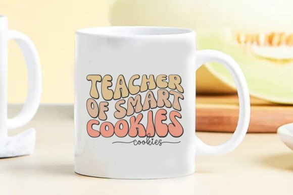Teacher of Smart Cookies Retro: A Graphics Asset for Crafts and Branding